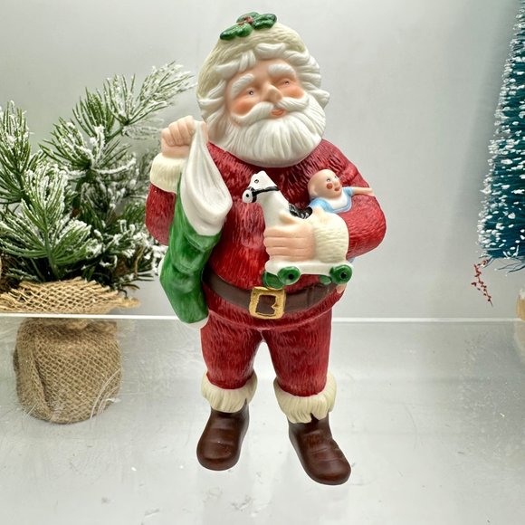 Hallmark Jolly St Nick Ornament Santa Hand Painted Figurine Special Edition - Picture 2 of 12